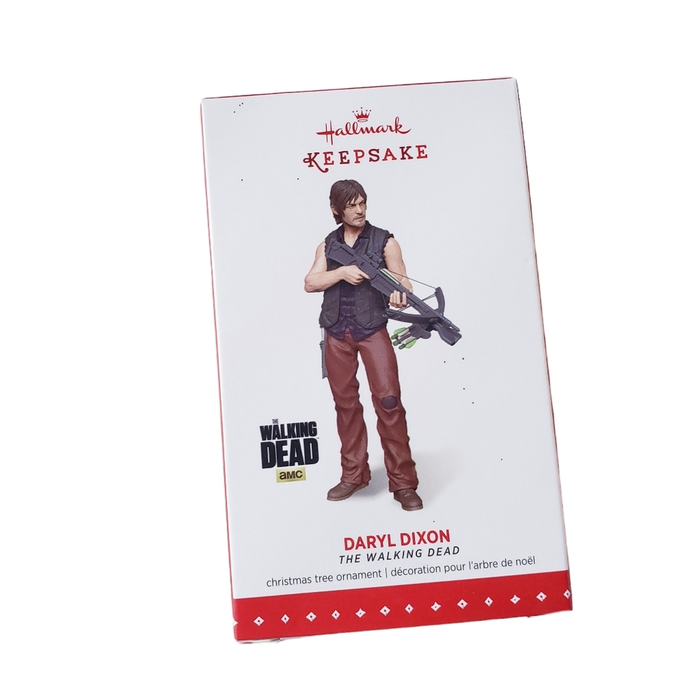 Vintage 2015 Hallmark Keepsake Walking Dead Daryl Dixon Christmas Tree Ornament